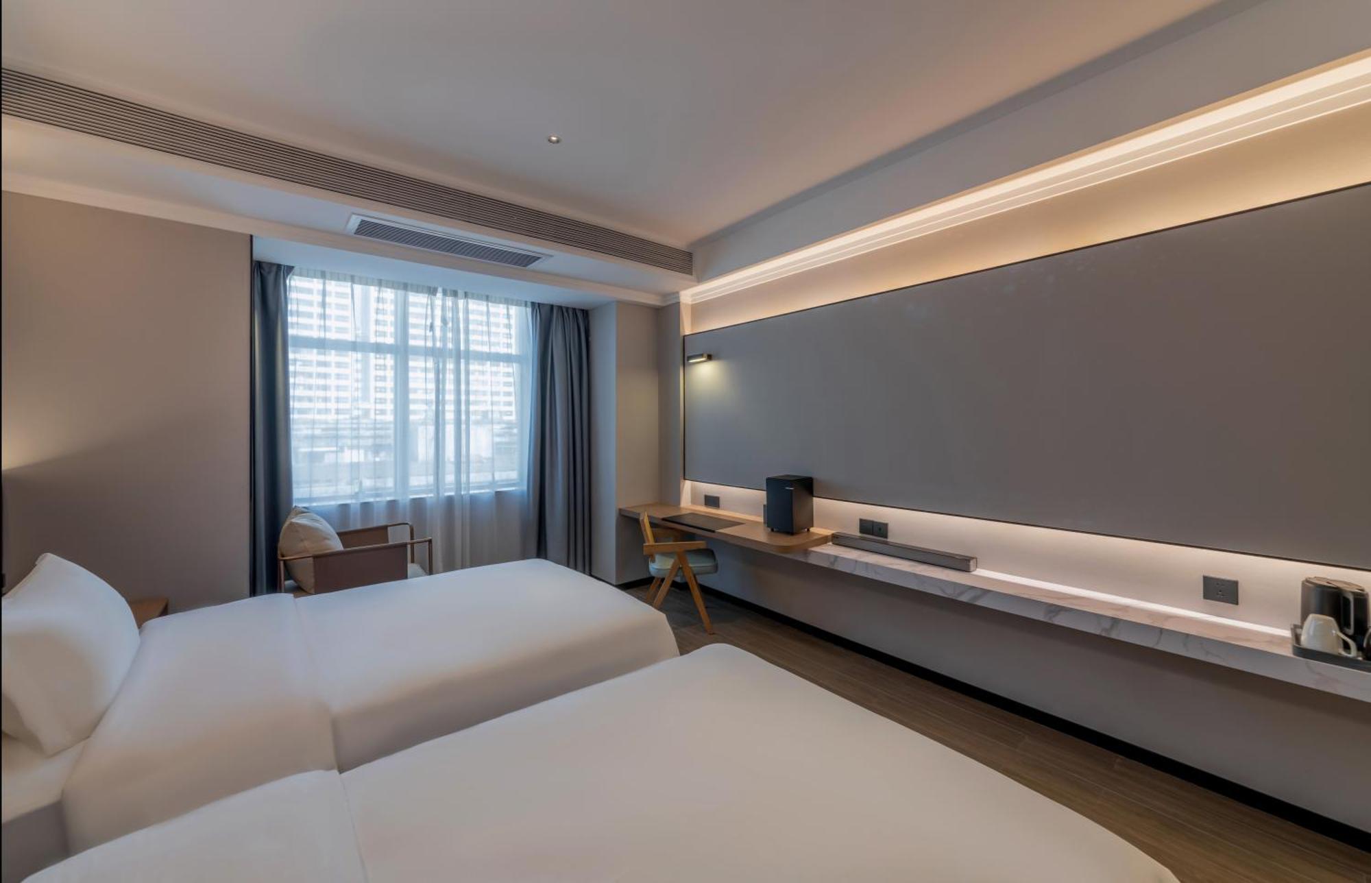 Luyue Hotel Movie Hotel Huaqiangbei Convention And Exhibition Center Branch Shenzhen Exterior foto