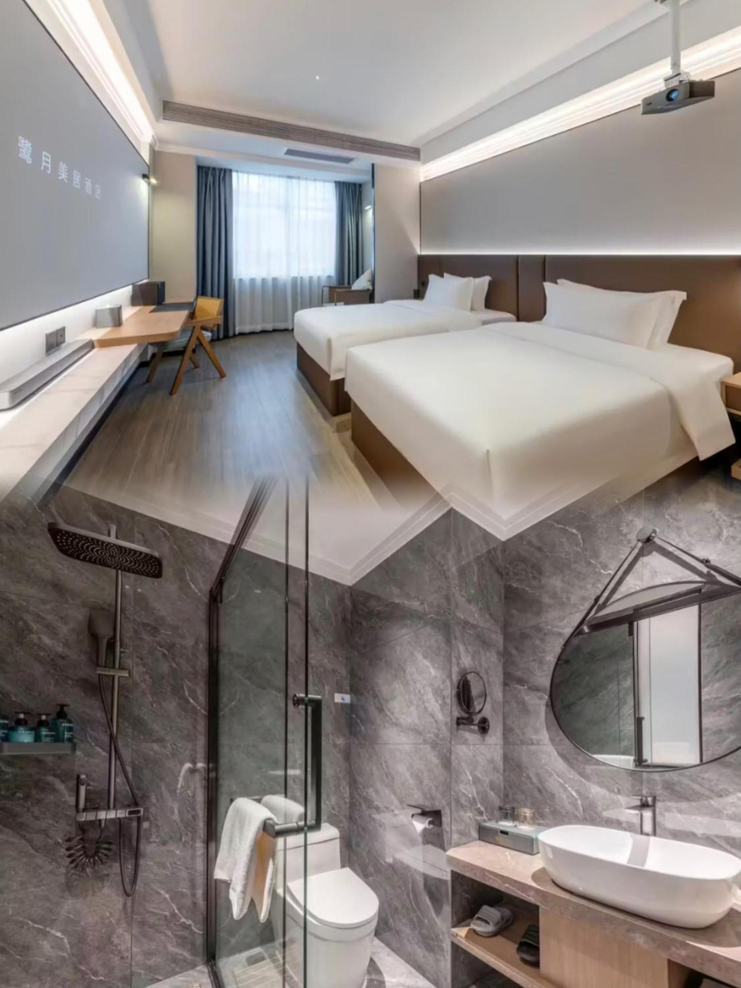 Luyue Hotel Movie Hotel Huaqiangbei Convention And Exhibition Center Branch Shenzhen Exterior foto